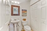Downstairs half bathroom