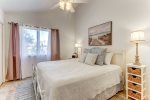 Master bedroom with King size bed