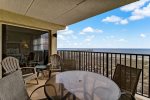 Oceanfront balcony 