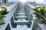 Luxury oceanside condominium community.