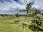 Views of the mountains and golf course