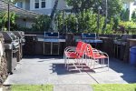 Grills near the pool
