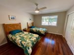 Guest room with two twin beds