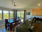 Kitchen open to dining room