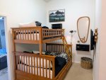 Twin over Full-size bunk bed in the open den area on the 3rd floor. 