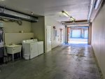 Washer and Dryer in Heated Tandem-Style Garage 