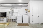 Private washer and dryer located in the attached garage
