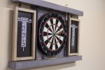 Dartboard in Garage