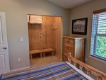 Dresser and closet space in the guest bedroom. 