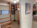 Large closet area in the master bedroom