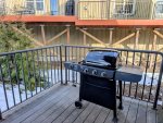 BBQ grill on the private deck