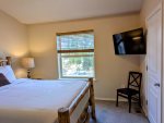 Smart TV and large closet available in the Guest bedroom