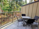Hang out on the private deck all year no matter the season