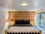 King size bed in the Master bedroom