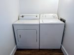 Private washer and dryer are available in this cabin