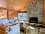 Elevated living room area