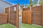 Entrance to private outdoor area