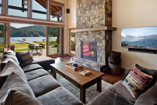 Luxury Waterfront Vacation Rental Sandpoint Family Reunion Lake