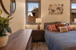 Master bedroom with Queen bed and en suite bathroom
