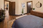 Master bedroom with Queen bed and en suite bathroom
