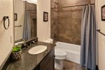 2nd full bathroom with tub/shower combo