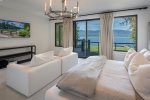 Enjoy views during the day or watch a movie at night. 