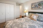 Beautifully decorated second bedroom with Queen bed and luxury linens