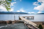 Hot tub, private boat lift and dock.