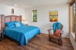 Master bedroom with a comfy Queen bed