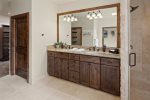 Ensuite large master bath with double vanity.