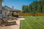 Huge back yard with private hot tub and patio
