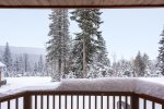 Covered deck with BBQ not shown.