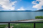 Balcony lake views