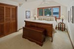 Third bedroom upstairs with King bed. 