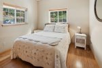 Guest house bedroom with Queen bed. 