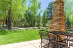 Riverfront Patio!  5 minute walk to downtown Estes. Steps from fire pit & grills. 