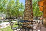 Riverfront condo with patio on Estes Park's riverwalk. 5-minute stroll to downtown!