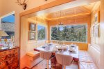 The View Dining Booth seeting for 8