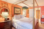 Master Bedroom w Queen Bed, TV, Dresser and walk in Closet 2nd View