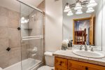 Bunk Bathroom - Toilet, Combination Tub/Shower 