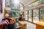 Bright TV Room Den/ Office Space - Balcony Access with Mountain View  