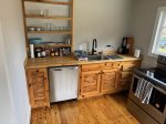 Kitchen with custom wood cabinets