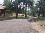 Ample parking on south side facing GRAVEL driveway. BEAR country, do NOT leave food in your vehicles.