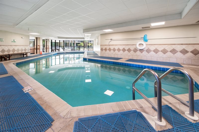 large heated pool