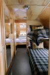 The Maine Hallway from the Kitchen past the Bunk Beds to the Master bedroom