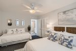 Bedroom: 1 Queen Bed Sleeps 2 - 1 Twin Daybed w/ Twin Trundle Sleeps 2