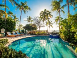 Luxury Oceanfront 2BDR villa at private Sunset Key Island
