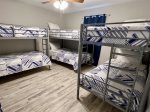 2nd Bedroom - 6 twin beds