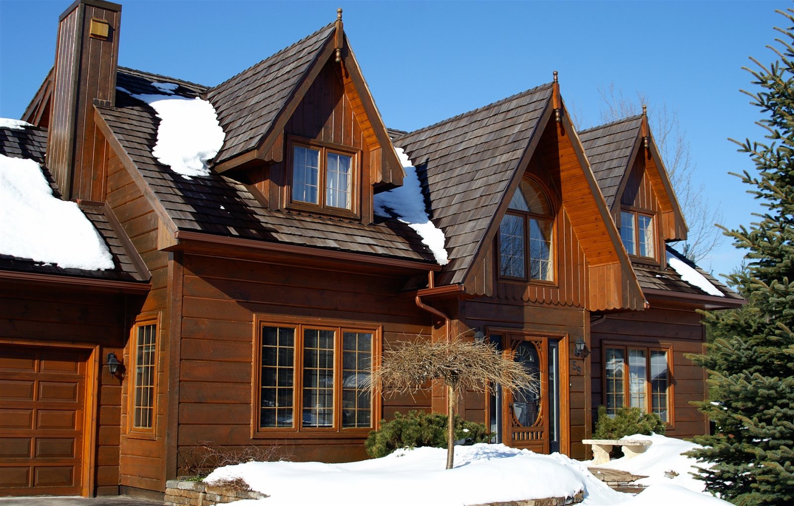 Mountain Lodge Perched Above the Big Sky Meadow Village