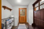 Laundry and back door entrance